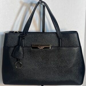 Kate Spade Black Maiden Way Saffiano Zuri Satchel